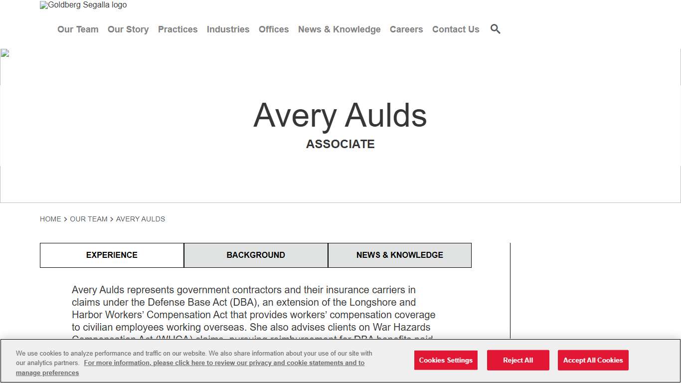 Avery Aulds - Goldberg Segalla